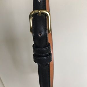 Coach leather belt